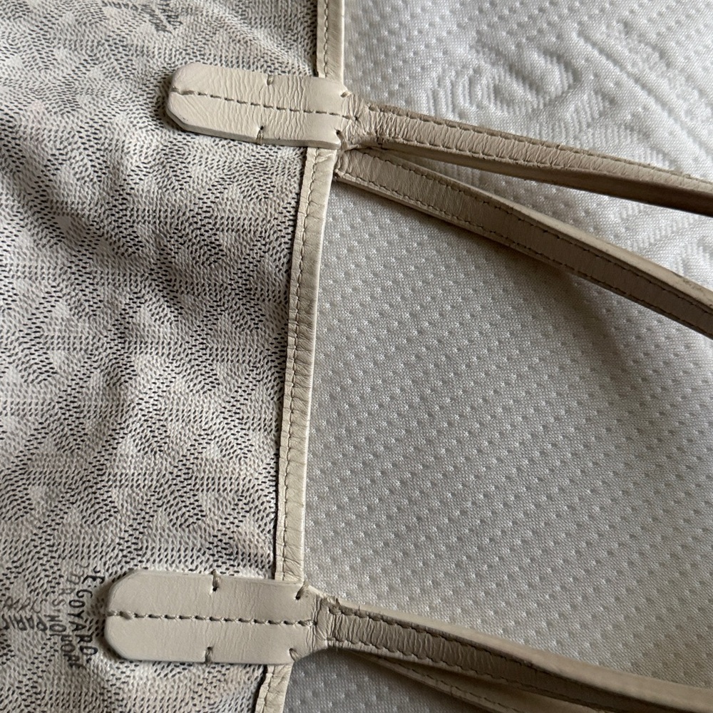 Goyard S Louis White Tote Bag - Picture 14 of 15